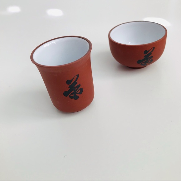 Elegant Terracotta Tea Cups - Picture 4 of 14